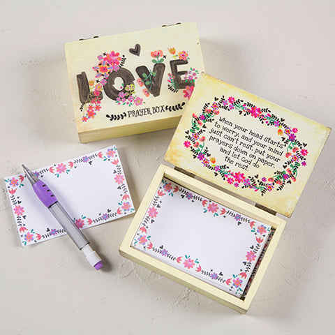 Love Wooden Prayer Box